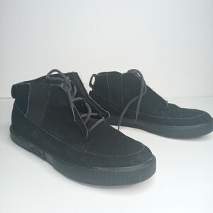 Air Jordan Grown Girls Black Leather 428891 007 size 6Y/38.5